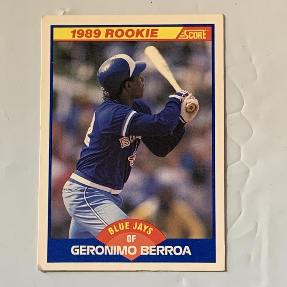 1989 Rookie Geronimo Berroa Blue‎ Jays Baseball Card